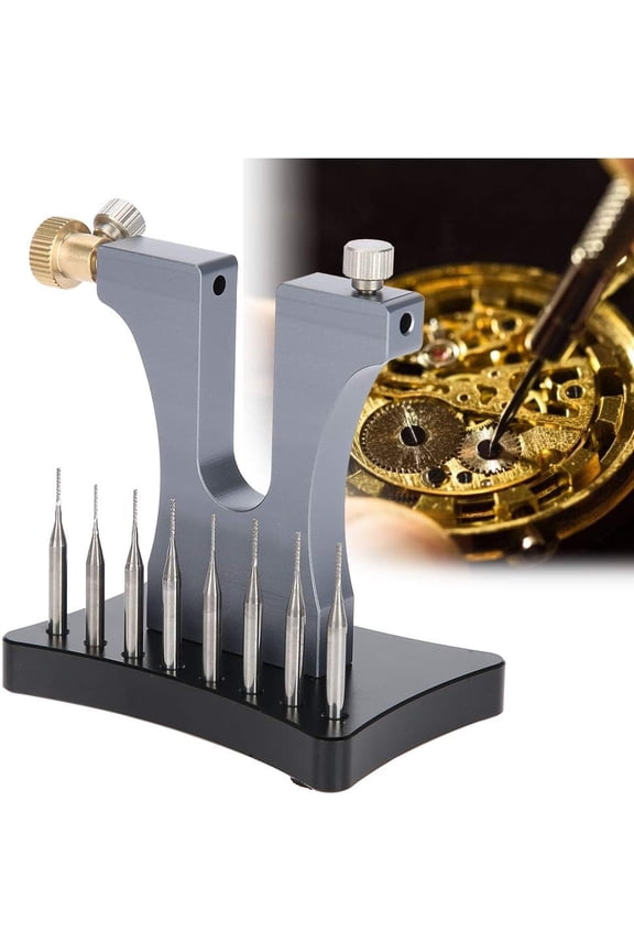 Watch Repair Kit Broken Watch Screw Remover Damaged Watch Screw Extractor Watchmaker Tools Watch Repair Tools Set of 5 Pcs Stripped Screw Remover with 8 Pin for Watch Remove Broken Screw