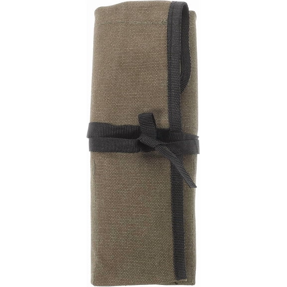 ABPETE canvas tool roll,Roll Tool Storage Bag, Roll Tool Pouch, Screwdriver Pouch for Tool Storage Wrench Pouch, Chisel Tool Bag, Tool Organizer, Small Tool Bag, Electrician Tools Canvas Bag