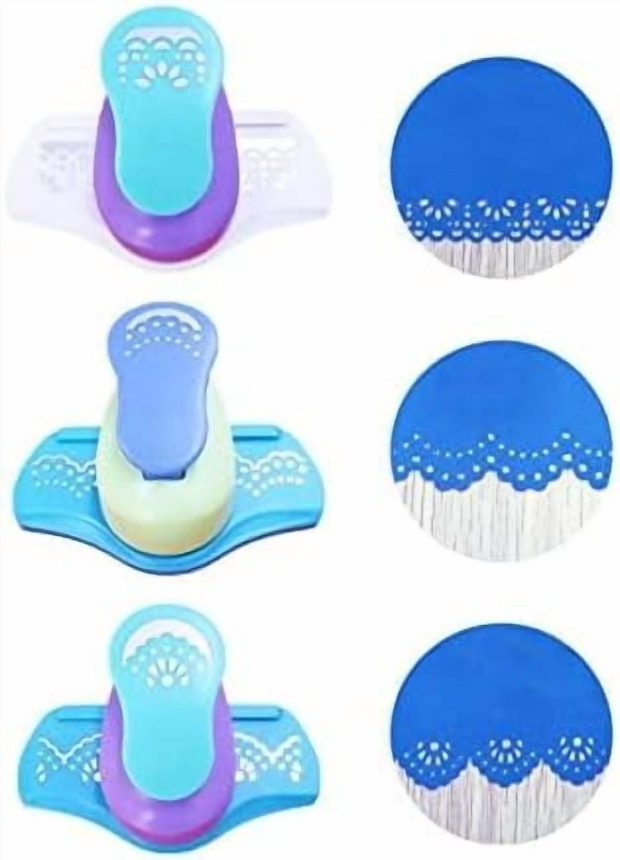 ABPETE corner cutter,3Pcs Paper Crafting Border Punches Hemming Tool, Small Paper Punch Edge Corner Craft Tool,Scrapbooking Gift Cards Corner Punch Fancy