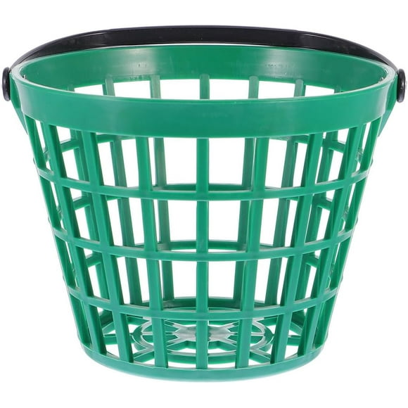 ABPETE golf ball bucket,Portable Golf Ball Basket,Nylon Range Bucket w/ Handle for Practice & Outdoor Storage