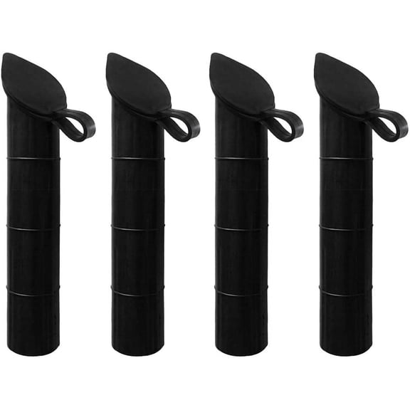 ABPETE rod holder insert,4-Pack Angled Rod Holder Liners,Marine Rubber Caps & Inserts for Boat/Kayak, Corrosion-Resistant (30 Mount Replacement)