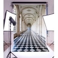 thumbnail image 1 of ABPHOTO 5x7ft Photography Backdrop Church Luxury European Carving Embossment Arch Window Black and White Marble Floor Interior Girl Photo Background Backdrops, 1 of 4