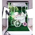 thumbnail image 1 of ABPHOTO 5x7ft Photography Backdrop Spring Wood Candy Bar Bread Green Flowers Trees Grass Field Ribbon Nature Happy Birthday Photo Background Backdrops, 1 of 4