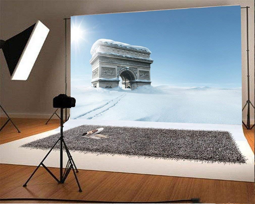 ABPHOTO 7x5ft Photography Backdrop Christmas Snow Covered Landscape ...