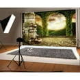 thumbnail image 1 of ABPHOTO 7x5ft Photography Backdrop Dreamy Fairy Tale Green Vine Vintage Marble Floor Photo Background Backdrops, 1 of 4