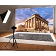 thumbnail image 1 of ABPHOTO 7x5ft Photography Backdrop European Architecture Stone Pillar Blue Sky White Cloud Nature Scene Photo Background Backdrops, 1 of 4