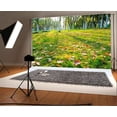 thumbnail image 1 of ABPHOTO 7x5ft Photography Backdrop Forest Nature Landscape Green Field Fall Leaves Photo Background Backdrops, 1 of 4