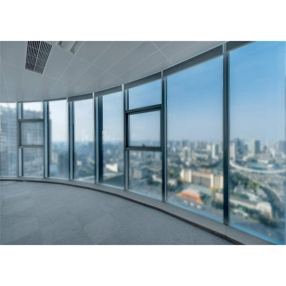 ABPHOTO 7x5ft Photography Backdrop French Sach Sunshine Vintage Floor Cityscape Modern Building Abstract Interior Photo Background Backdrops