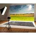 thumbnail image 1 of ABPHOTO 7x5ft Photography Backdrop Green Field Countryside Landscape Nature Photo Background Backdrops, 1 of 4