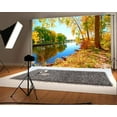 thumbnail image 1 of ABPHOTO 7x5ft Photography Backdrop Nature Golden Leaves River Trees Blue Sky Ric Autumn Photo Background Backdrops, 1 of 4