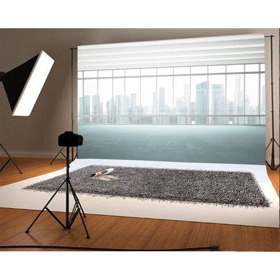 ABPHOTO 7x5ft Photography Backdrop Office Elegant Building French Sash Vintage Floor Interior Photo Background Backdrops