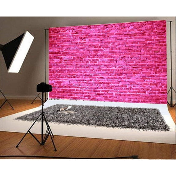ABPHOTO 7x5ft Photography Backdrop Shabby Chic Color Paint Weathered Brick Floor Photo Background Backdrops