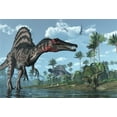 thumbnail image 1 of ABPHOTO 7x5ft Photography Backdrop Spinosaurus and Pterosaur Predator Cretaceous Period Dinosaur Backdrops for Photo Shoots Party Adult Kids Baby, 1 of 4