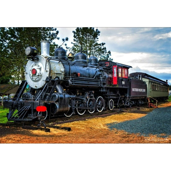 ABPHOTO 7x5ft Photography Backdrop Vintage Steam Train Old Rusty Retro Style Steam Locomotive Nostalgia Backdrops for Photo Shoots Lovers Party Adult Kids Baby