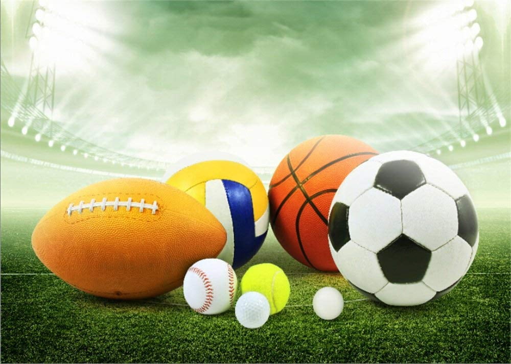 ABPHOTO 7x5ft Sports Game Backdrop Interior Stadium Football Basketball Baseball American Soccer
