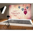 thumbnail image 1 of ABPHOTO 7x5t Photography Backdrop Happy Valentine's Day Hearts Bowknot Bokeh Sparkle Sequins Romantic Wallpaper Photo Background Backdrops, 1 of 4