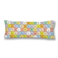 thumbnail image 1 of ABPHOTO Abstract Periodic Table of the Element Body Pillow Covers Pillowcase 20x60 inch Chemical Elements Body Pillow Case Protector, 1 of 2