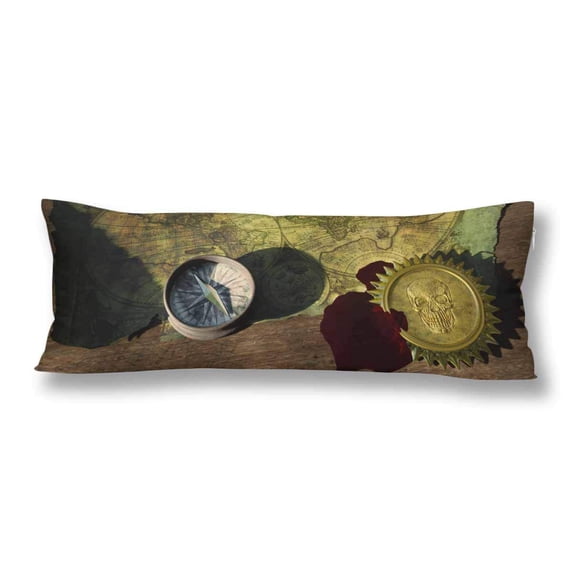 ABPHOTO Adventure Body Pillow Covers Pillowcase Throw Pillows 20x60 inch