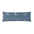 thumbnail image 1 of ABPHOTO Angry Shark Fish Long Body Pillowcase Pillow Cover Pillowslip 20x60 inch, 1 of 1