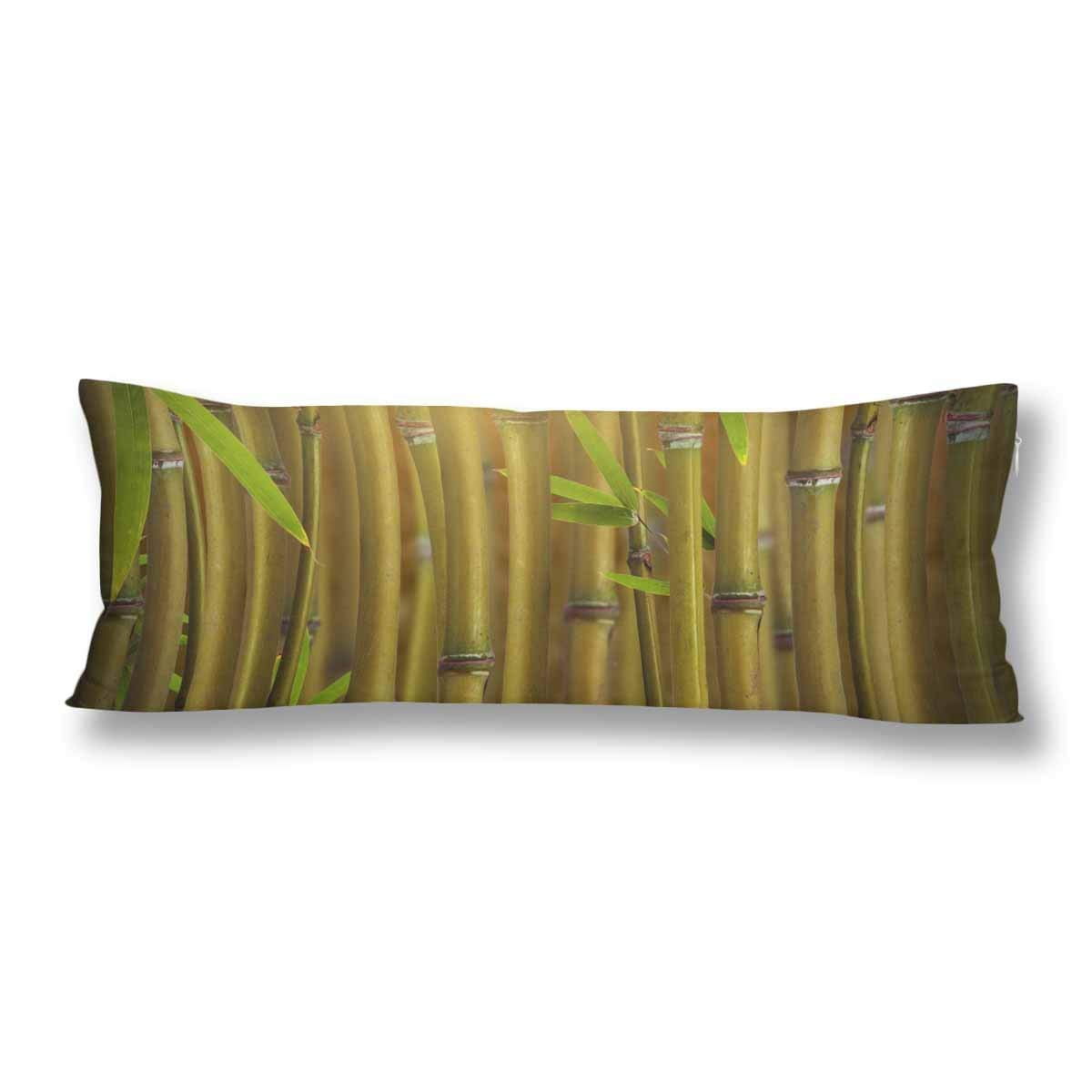 ABPHOTO Bamboo Body Pillow Covers Pillowcase Throw Pillows 20x60 inch