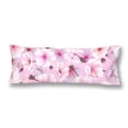 thumbnail image 1 of ABPHOTO Cherry Blossom Blossoming Sakura Pillow Cover Pillowcase 20x60 inch Spring Festival Flower Body Pillow Case Protector, 1 of 2