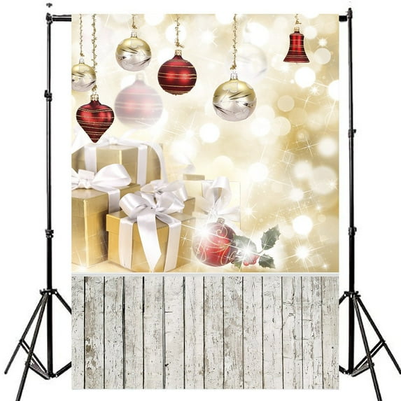 ABPHOTO Christmas Backdrop Christmas Tree Corner Photography Backdrop Photo Studio Props 5x7ft
