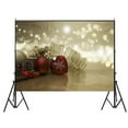 thumbnail image 1 of ABPHOTO Christmas Backdrop Christmas Tree Corner Photography Backdrop Photo Studio Props 7x5ft, 1 of 3