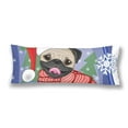 thumbnail image 1 of ABPHOTO Cute Pug Dog Body Pillow Covers Pillowcase Throw Pillows 20x60 inch, 1 of 2