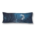 thumbnail image 1 of ABPHOTO Dark Sky With Stars, Moon And Trees Body Pillow Covers Pillowcase Throw Pillows 20x60 inch, 1 of 2