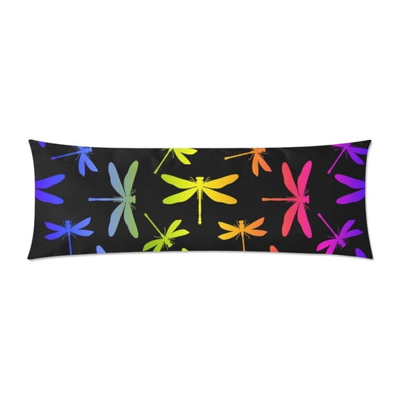 ABPHOTO Dragonflies Body Pillow Covers Pillowcase Throw Pillows 20x60 inch