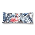 thumbnail image 1 of ABPHOTO Exotic Pink Flamingo Zebra Summer Tropic Palm Leaf Pillow Covers Pillowcase 20x60 inch Body Pillow Case Protector, 1 of 2