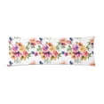 thumbnail image 1 of ABPHOTO Floral Long Body Pillowcase Pillow Cover Pillowslip 20x60 inch, 1 of 1