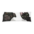 thumbnail image 1 of ABPHOTO Funny Cat And Dog Body Pillowcase Pillow Cover Pillow Protector Two Sides Printing 20x60 inch, 1 of 2