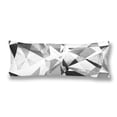 thumbnail image 1 of ABPHOTO Grunge Geometric Black White Body Pillow Covers Case Protector 20x60 inch, 1 of 2