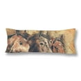thumbnail image 1 of ABPHOTO Horses Body Pillow Covers Pillowcase Throw Pillows 20x60 inch, 1 of 2