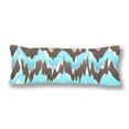 thumbnail image 1 of ABPHOTO Ikat Geometric Seamless Pattern Rose Blue Colors Body Pillow Covers Case Protector 20x60 inch, 1 of 2