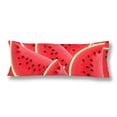 thumbnail image 1 of ABPHOTO Juicy Watermelon Body Pillow Covers Pillowcase Throw Pillows 20x60 inch, 1 of 2