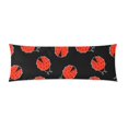 thumbnail image 1 of ABPHOTO Ladybugs Body Pillow Covers Pillowcase Throw Pillows 20x60 inch, 1 of 1
