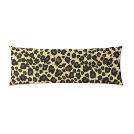 ABPHOTO Leopard Print Long Body Pillowcase Pillow Cover Pillowslip 20x60 inch