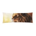 thumbnail image 1 of ABPHOTO Lion Long Body Pillowcase Pillow Cover Pillowslip 20x60 inch, 1 of 1