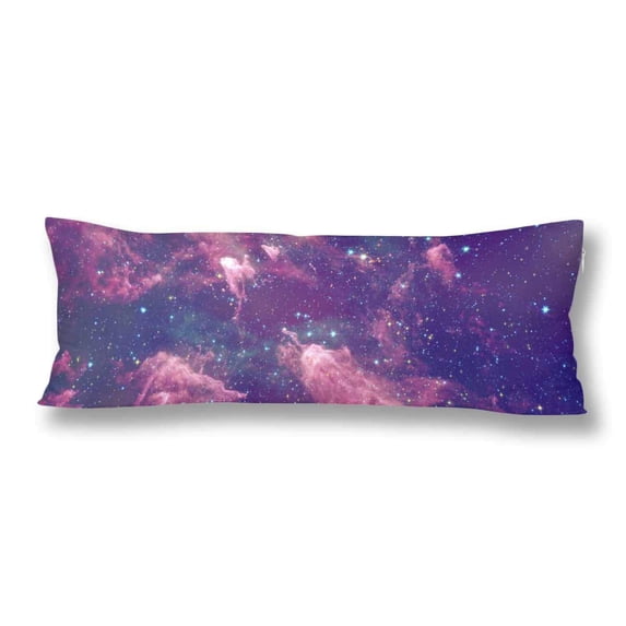 ABPHOTO Nebula Star Field Against Space Body Pillow Covers Case Protector 20x60 inch