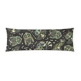 thumbnail image 1 of ABPHOTO Owl llama And Sugar Skull Body Pillowcase Pillow Cover Pillow Protector Two Sides Printing 20x60 inch, 1 of 1