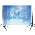 thumbnail image 1 of ABPHOTO Polyester 5X7ft Blue Ice Frozen World Photography Background Studio Props, 1 of 3