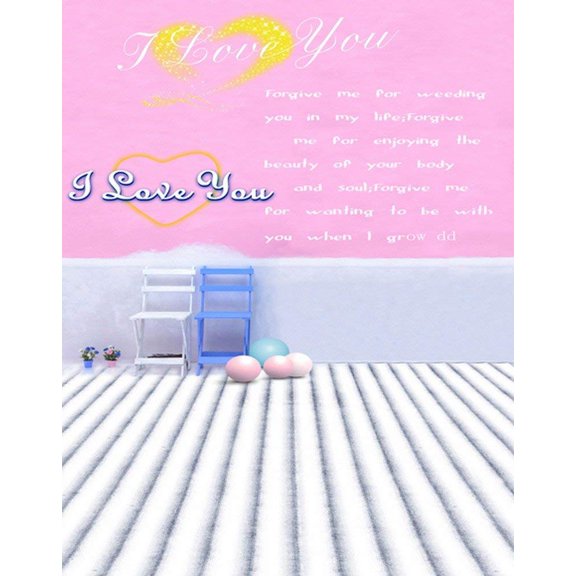 ABPHOTO Polyester 5x7ft 3D Vision Wall Window Floor Interior Room Scene for Wedding Photo Booth Model Photography Backdrops