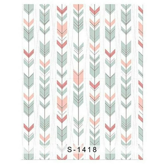 ABPHOTO Polyester 5x7ft Abstract Arrow Feather Photography Studio Backdrop Background
