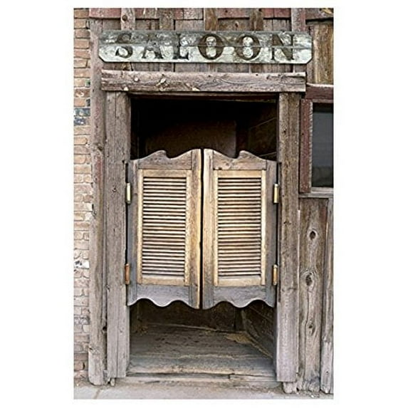 ABPHOTO Polyester 5x7ft Backdrop Background Photography Background Western Saloon Doors backdrop