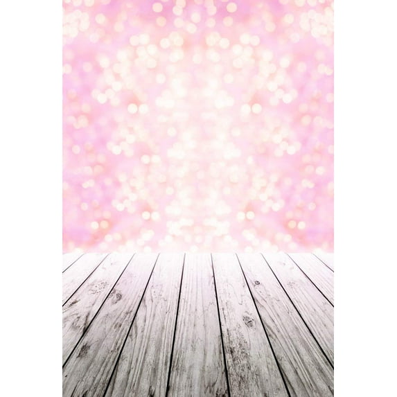 ABPHOTO Polyester 5x7ft Backdrop Bokeh Backdrop Pink Backdrop Studio Props Newborn Photography Backdrops