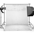 thumbnail image 1 of ABPHOTO Polyester 5x7ft Backdrop White Brick Wall Photographic Background Backdrop Photography Backdrops Studio Props, 1 of 3