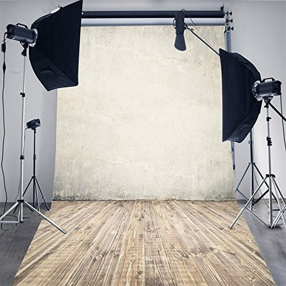 ABPHOTO Polyester 5x7ft Backdrop photography background for childrens wood floors and wall