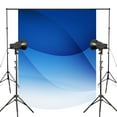 thumbnail image 1 of ABPHOTO Polyester 5x7ft Blue Photography Backdrop Three Dimensional Lines Photo Studio Props Wall Background, 1 of 5